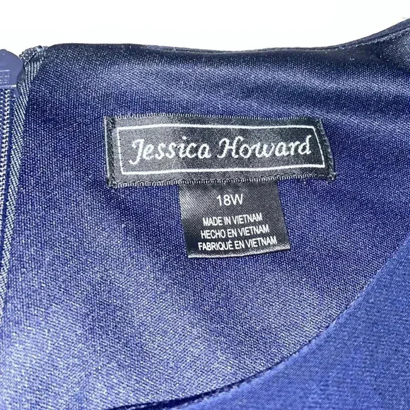 Jessica Howard Navy Blue Dress - Picture 3 of 3
